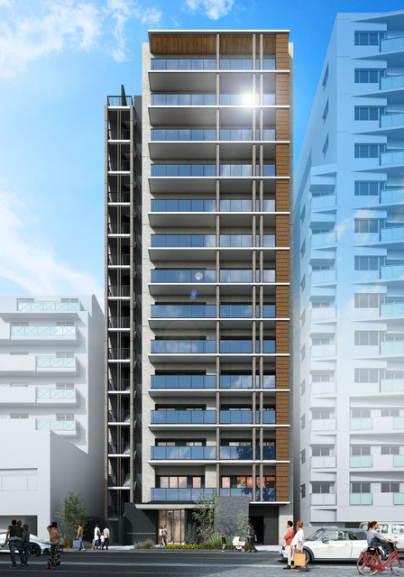 建物外観　※建築中につき、ＣＧイメージです。