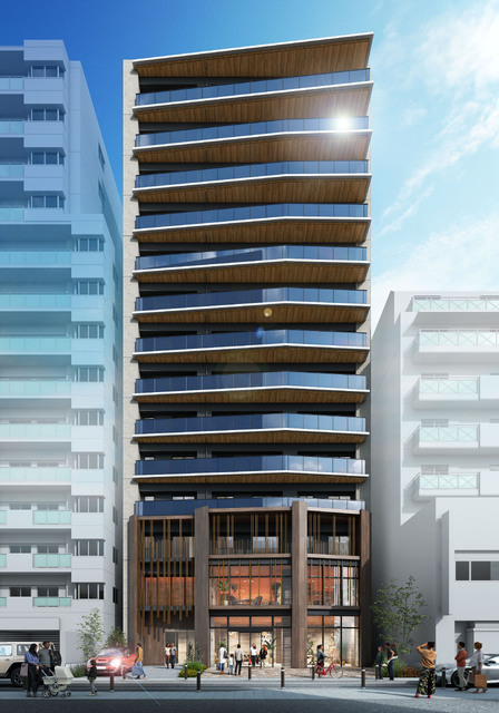 建物外観　２０２６年９月完成予定の新築マンション※建築中につき、ＣＧイ