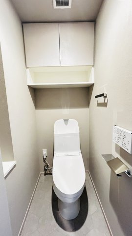 トイレ　ゆったりとした空間のトイレです