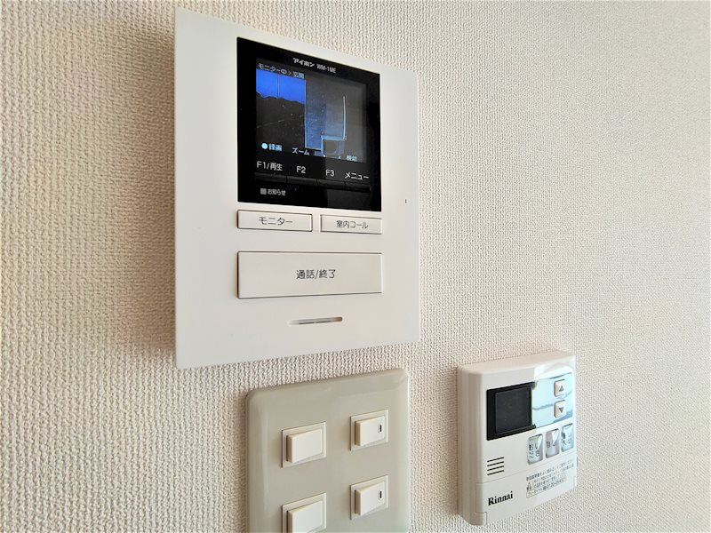 セキュリティ　ドアホン付きのため安心安全です。