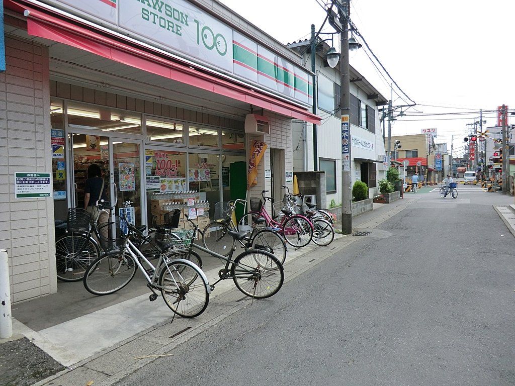 コンビニ　ローソンストア100一ノ割駅前店（コンビニ）まで400m