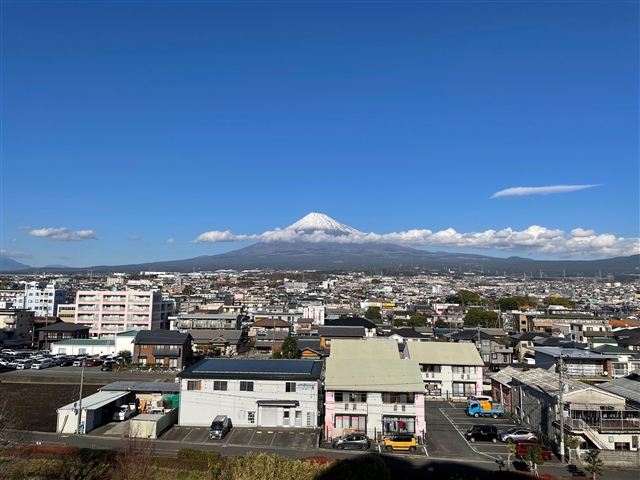 眺望　富士山が綺麗に見えます！