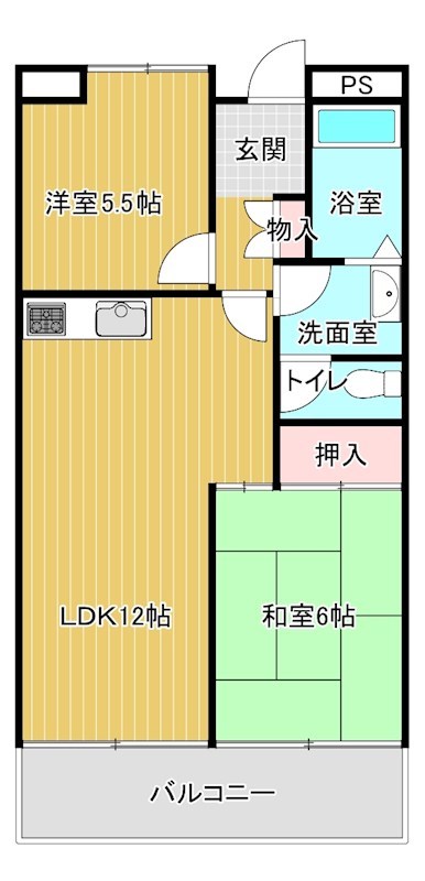 ラメゾンエスポワールの間取り写真