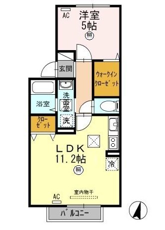 サンルーチェみほりの間取り写真