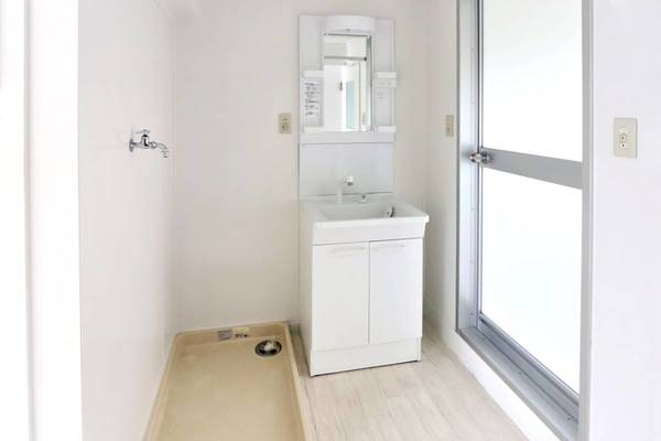 洗面設備　ビレッジハウスの同一物件・同一タイプの間取りの写真です