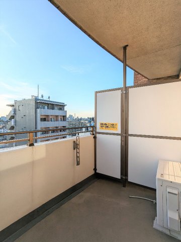 バルコニー　11階のバルコニーです。【オーパスホームズ白山】