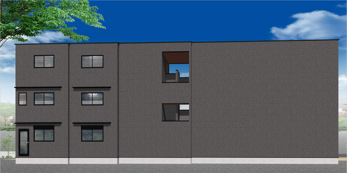 建物外観　完成予想図