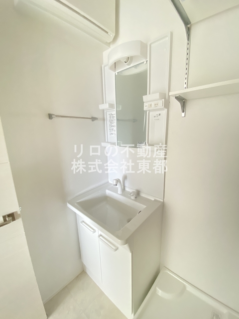 洗面設備　ヘアセットも簡単洗髪洗面化粧台☆