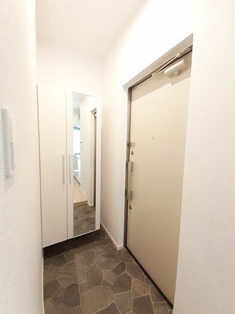 玄関　ゆとりある玄関