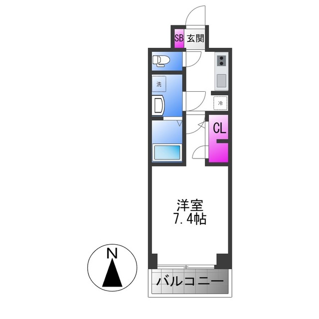 S-RESIDENCE高井田centralの間取り写真