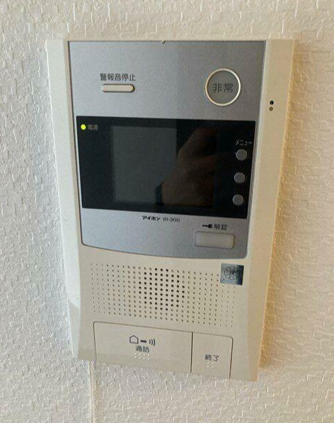 セキュリティ　モニター付きインターホン