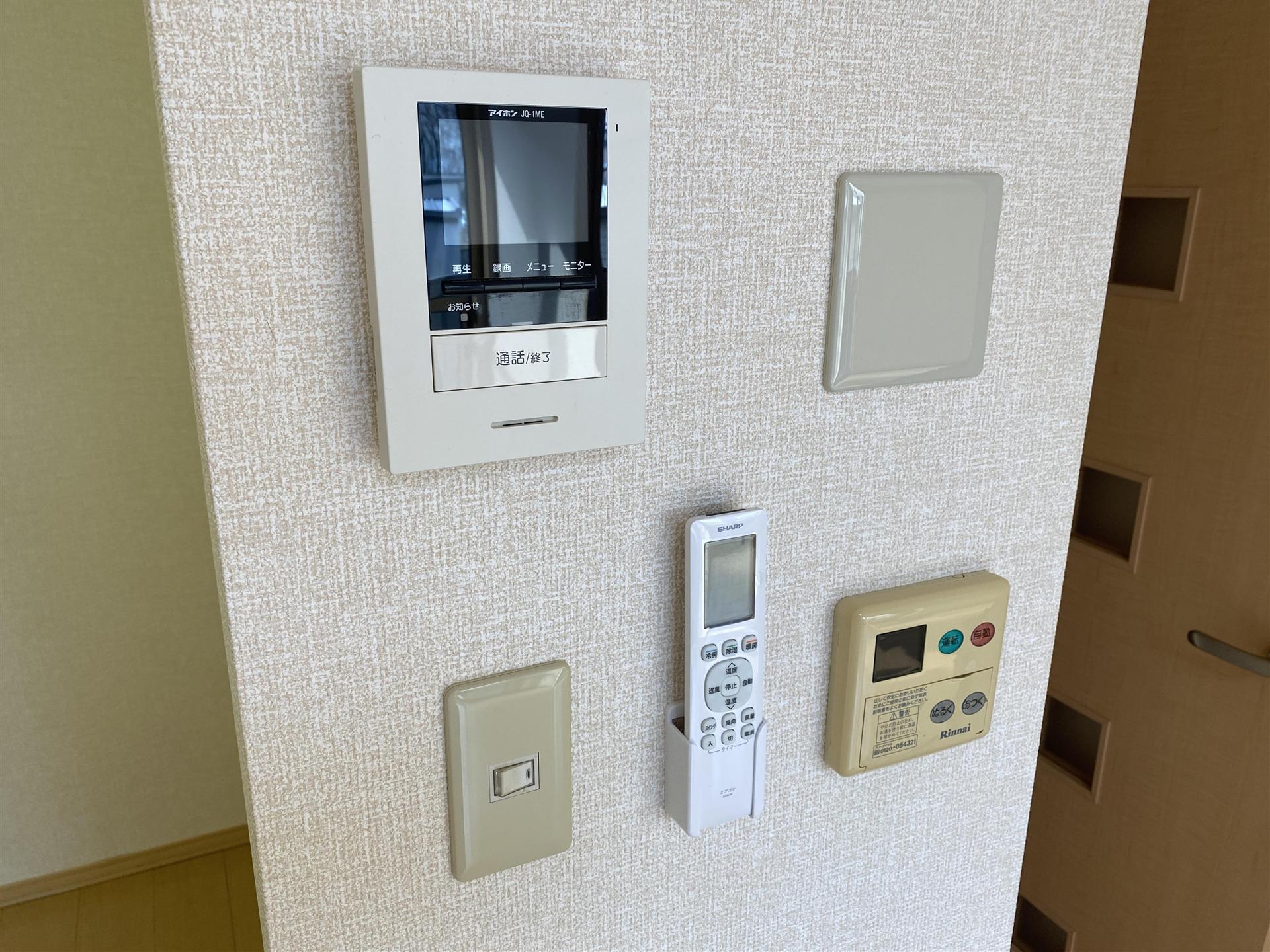 セキュリティ　TV付モニターホンで安心ですね☆