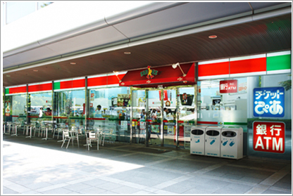コンビニ　サンクス 大阪ビジネスパーク店（コンビニ）まで504m