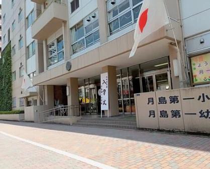 小学校　中央区立月島第一小学校（小学校）まで484m