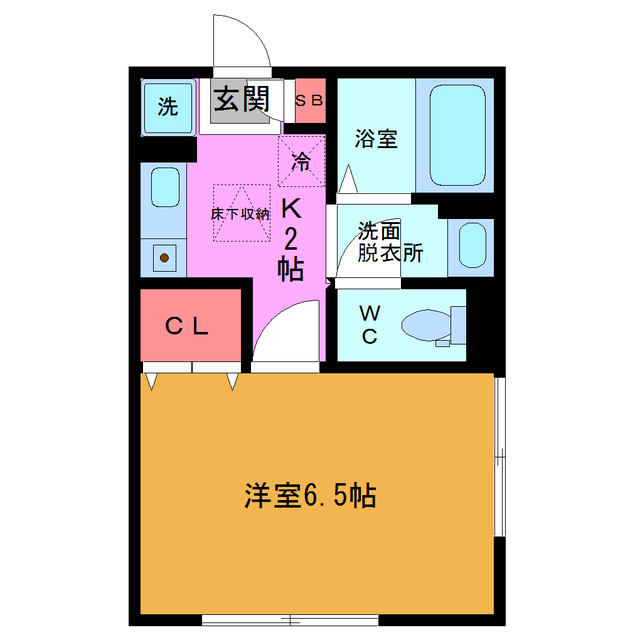 クレモンティーヌ・相之川の間取り写真