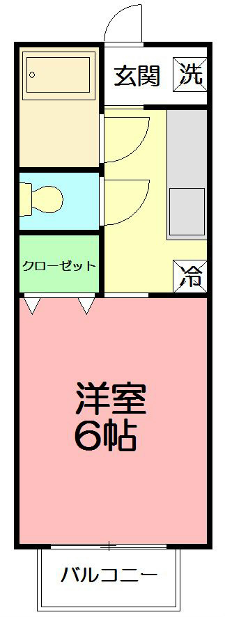 ハイツフジシンの間取り写真