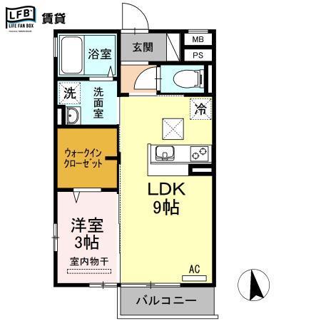 アプリコット藤光の間取り写真