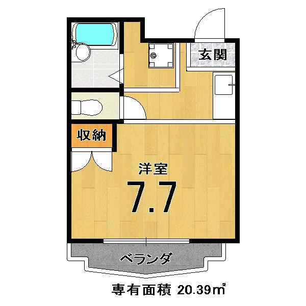 Heim光陽の間取り写真