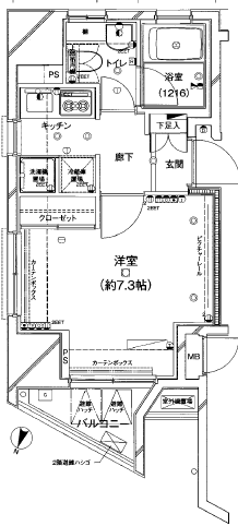 ラステュディオ押上の間取り写真