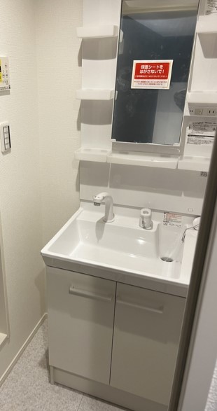 洗面設備　同仕様施工