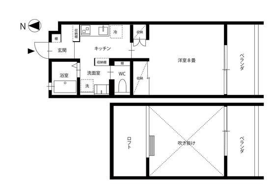クレル西川原の間取り写真