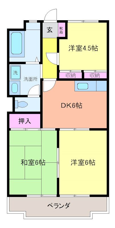 高市ビルの間取り写真