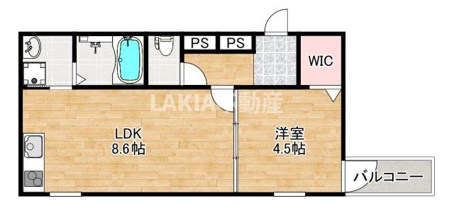 フジパレス駒川中野VI番館の間取り写真