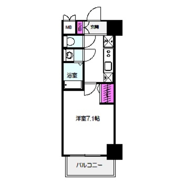 クレストタップ京橋の間取り写真