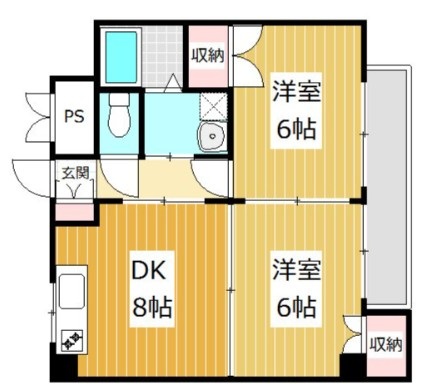 クレッセント堀の内の間取り写真