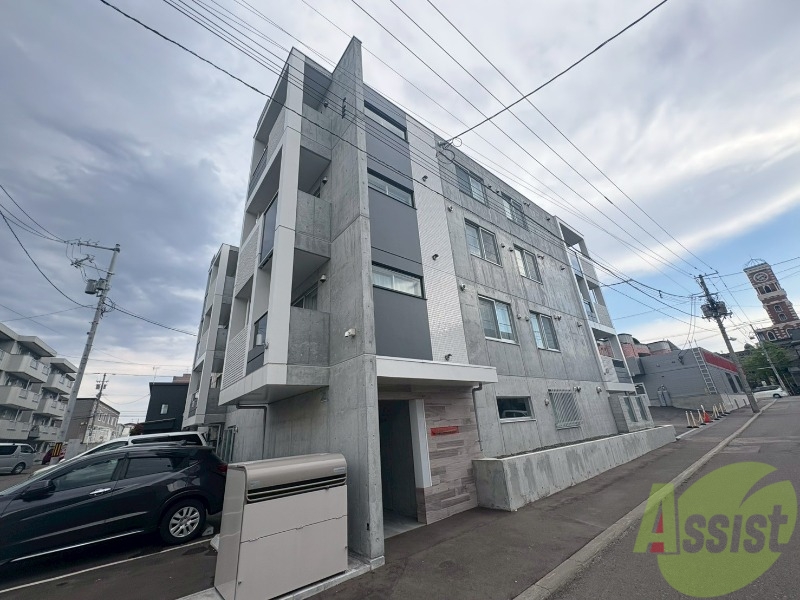 建物外観　札幌市西区宮の沢１条「ブランシャール宮の沢ＷＥＳＴ」