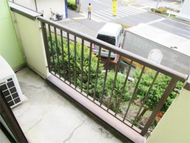 バルコニー　お洗濯もバッチリ