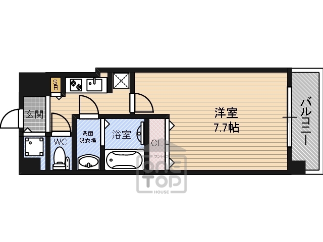 S-RESIDENCE緑橋駅前の間取り写真