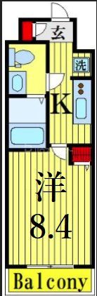 ミルーナヒルズ西新井大師WESTの間取り写真