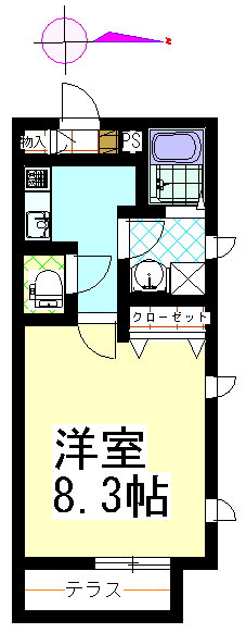 クレールコートIIIの間取り写真