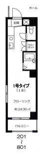 熊谷朝日第三ハイツの間取り