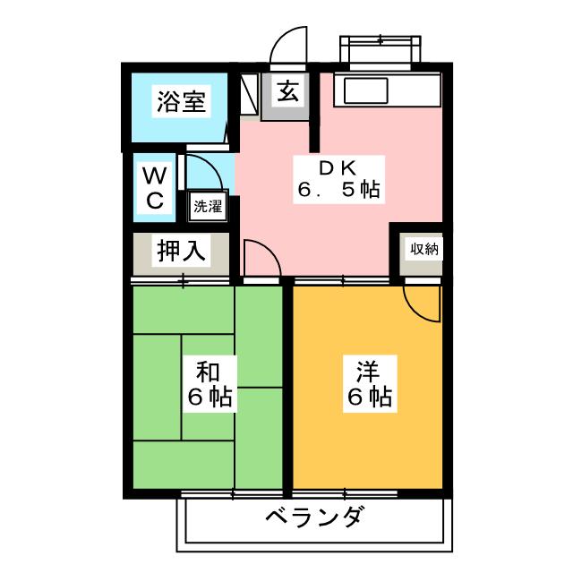 サンテラス篠田の間取り