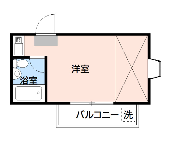 川崎市麻生区高石のアパートの間取り