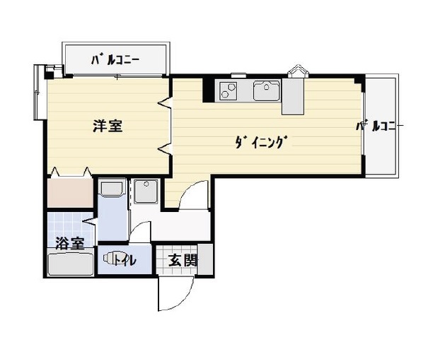 千代田コーポの間取り