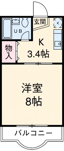 コーポニューパールの間取り