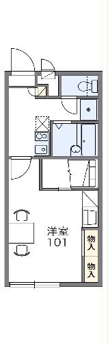 【レオパレス蕉治の間取り】