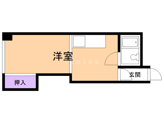 旭川市神楽岡五条のマンションの間取り