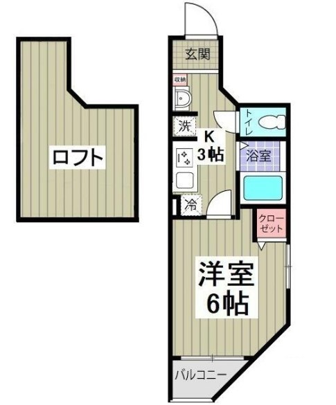 東京都葛飾区堀切５（アパート）の賃貸物件の間取り