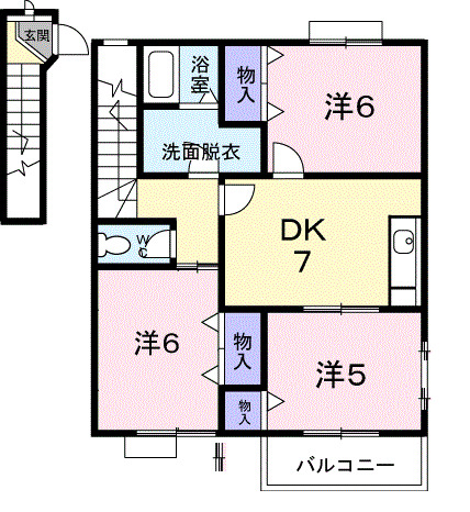 エトワール　Ｋ　IIの間取り