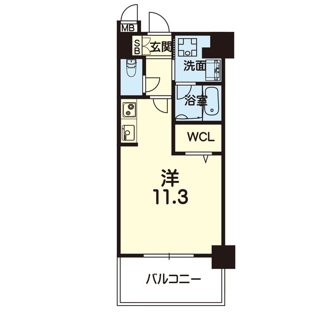 エンクレスト新屋敷の間取り