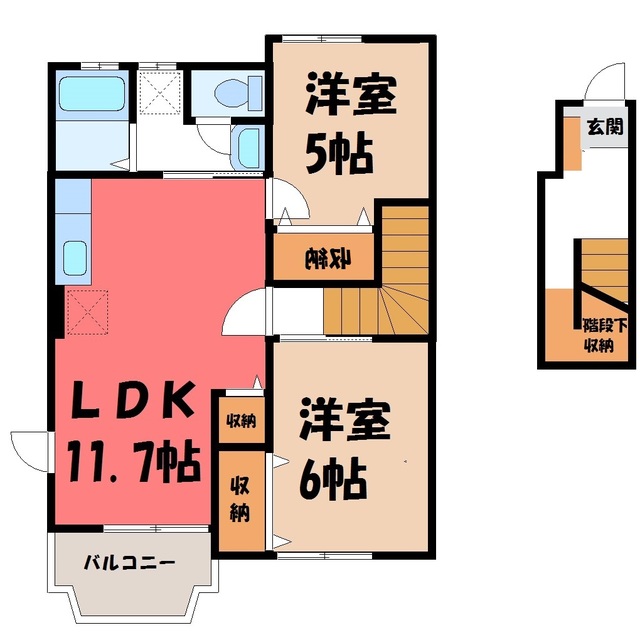 フェルトメゾンＮの間取り