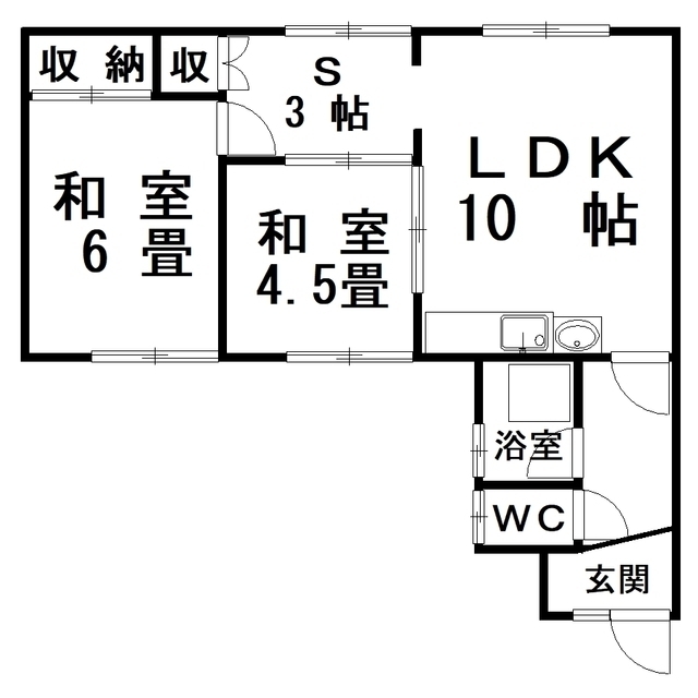 菅井マンションの間取り