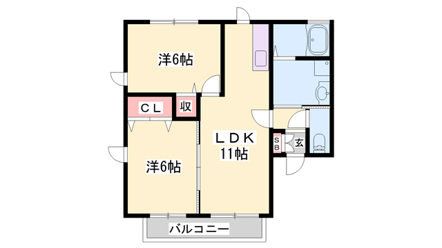 プランヴェールの間取り