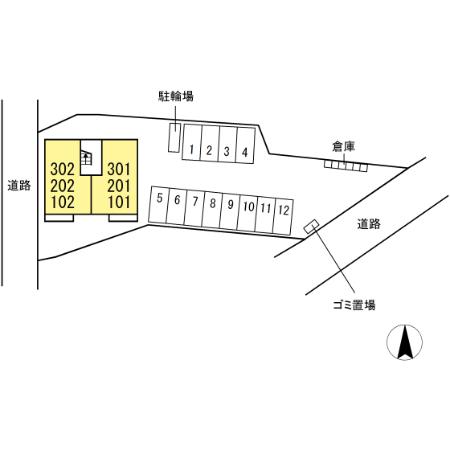 【米子市陰田町のアパートのその他】