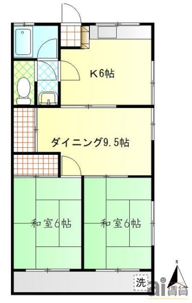 レヂデンス仲_間取り_0