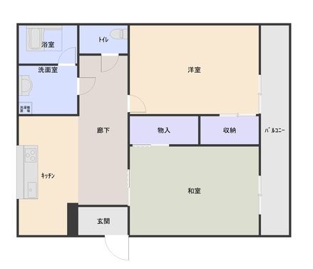 伊勢崎第２コートハウスの間取り